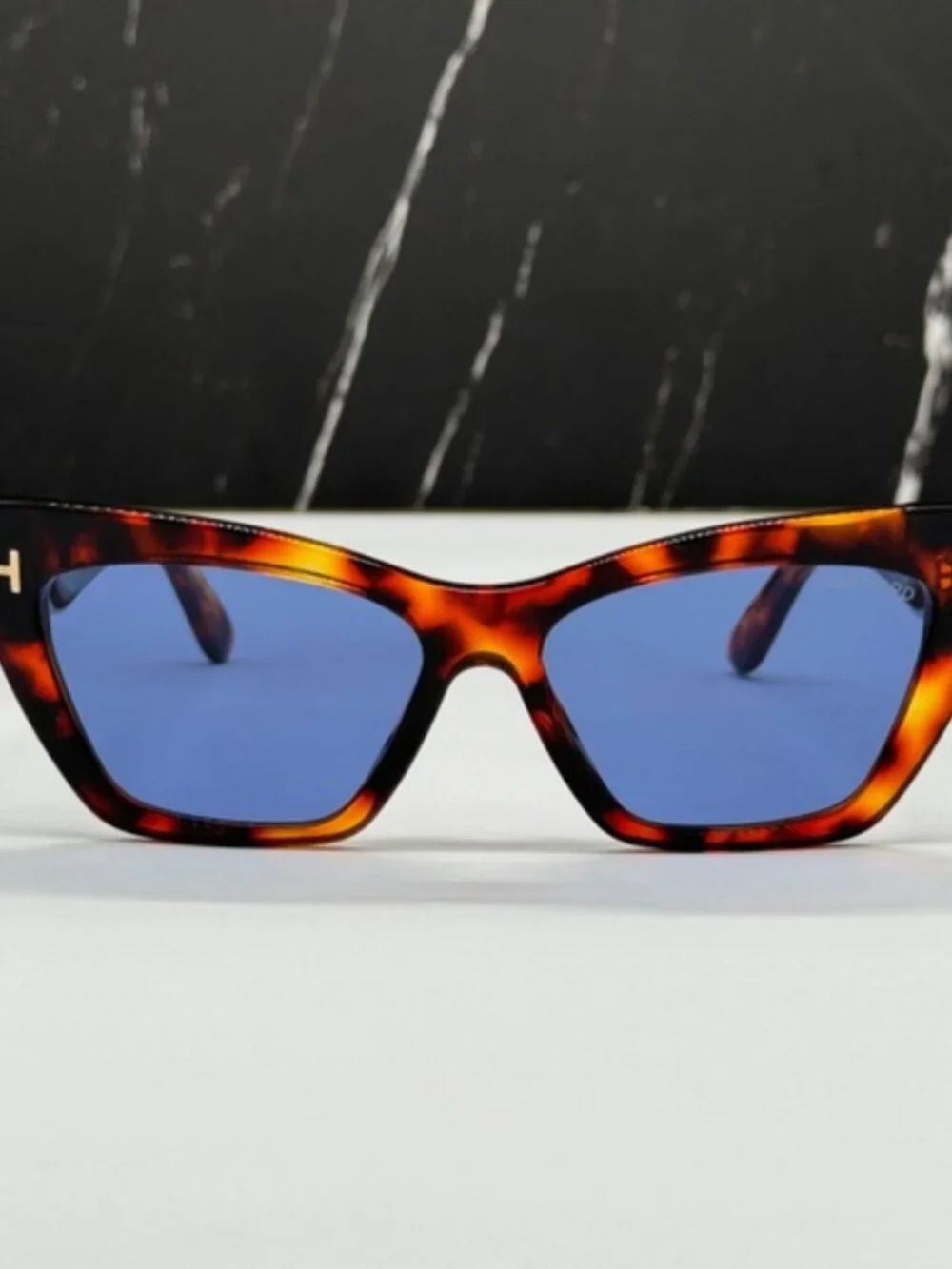 NEW TOM FORD TF871 55V WOMEN CAT EYE SUNGLASSES TOM FORD WYATT FT0871/S 55V - Picture 3 of 9